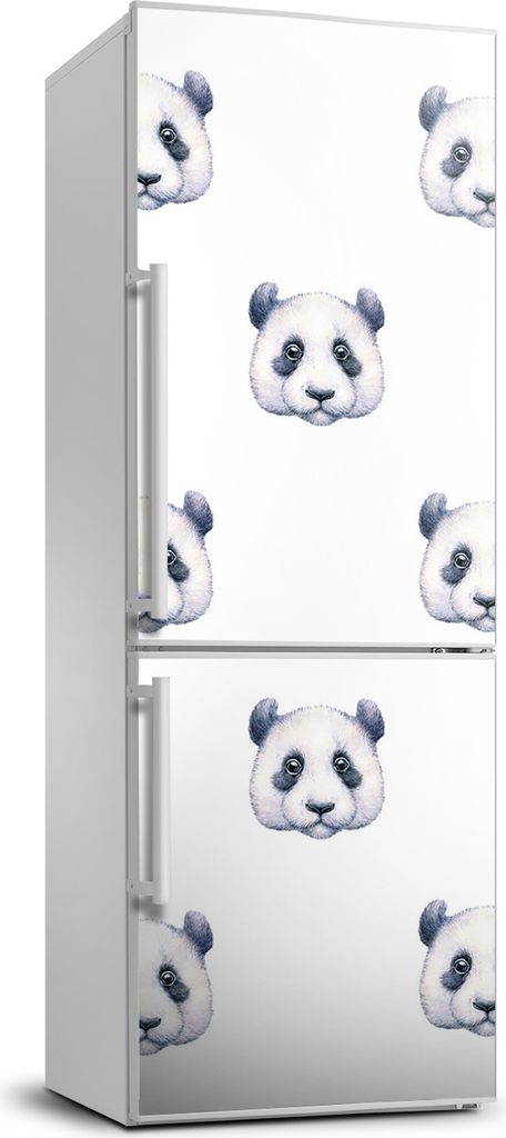 Tulup Kühlschrankdekoration - 70x190 cm - Aufkleber auf dem Kühlschrank - Pandas