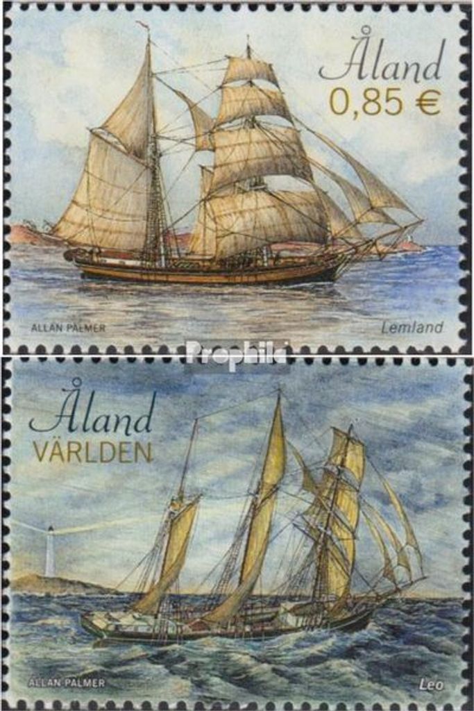 Briefmarken Finnland - Aland 2015 Mi 402-403 (kompl.Ausg.) postfrisch Segelschiffe
