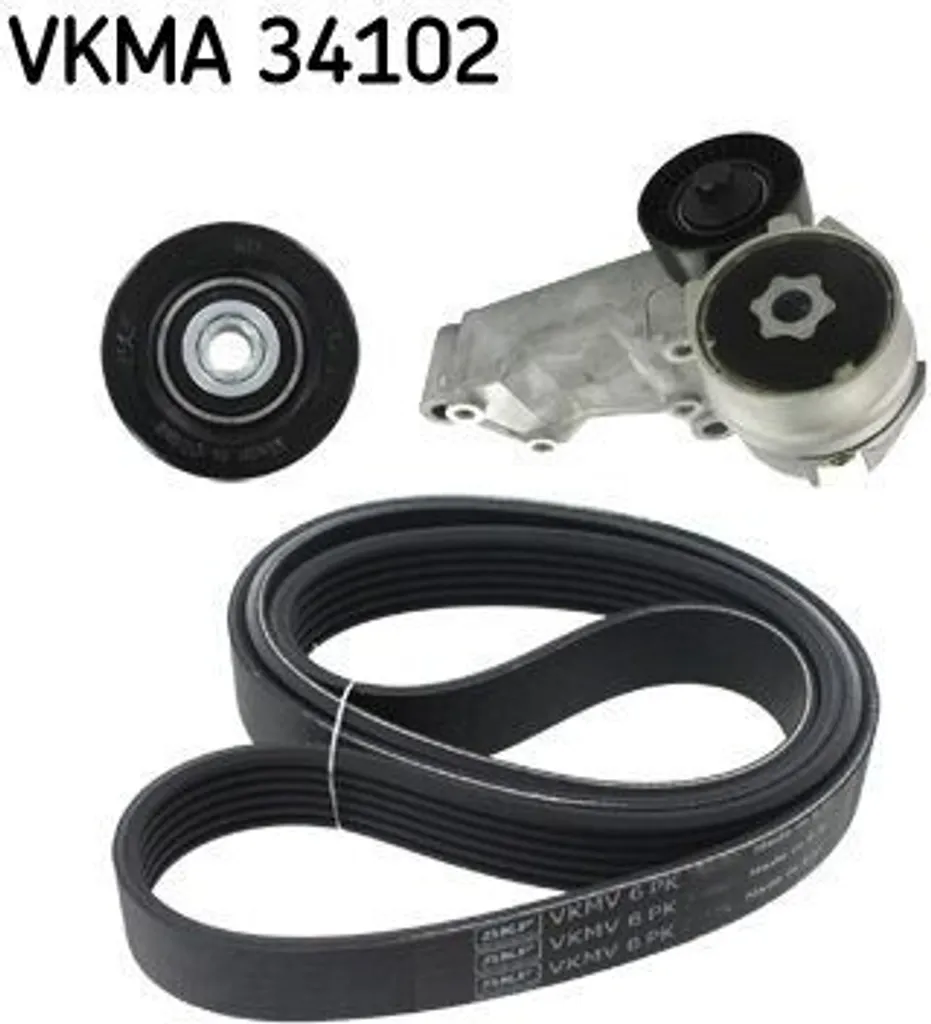 Évitez la panne moteur sur Ford Transit avec le kit SKF VKMA 34102 sûr