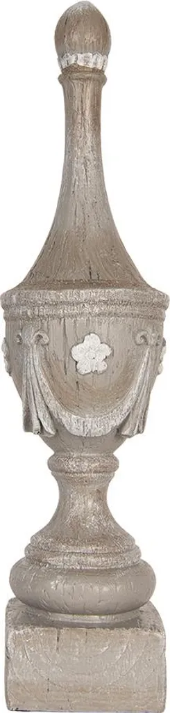 Statue Décorative Grise Clayre & Eef 43cm - Objet d'Art pour Salon - 2