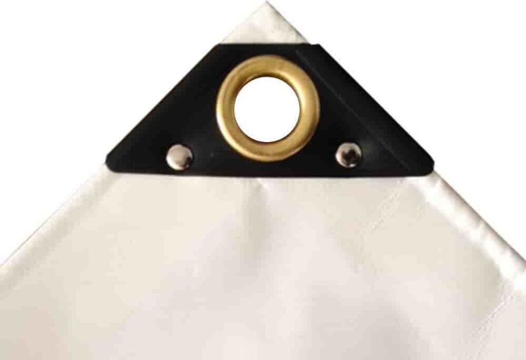 weiss 650 g/m² PVC 2 x 3m (6m²) Plane