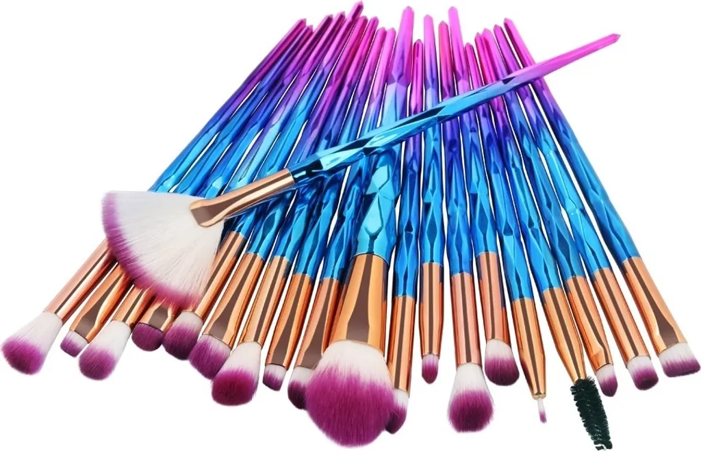 Set Regalo 20 Pennelli Trucco Blu KP4414 - Sorprendi con lo Stile