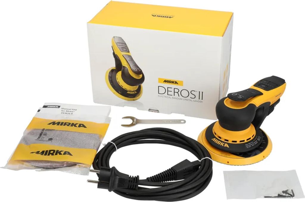 MIRKA Deros II 650 Netz-Exzenterschleifer – Ø 150 mm – MID6504044