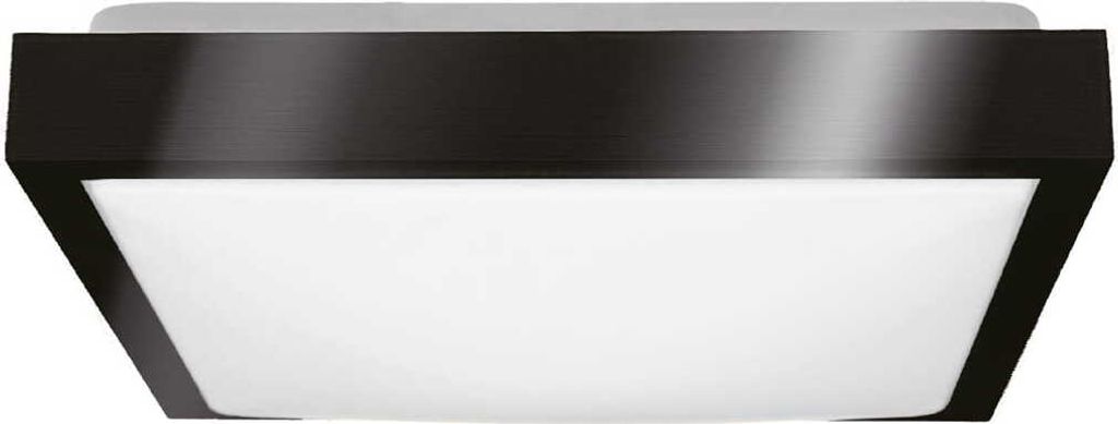 Deckenlampe E27 max 30W Schlafzimmer Deckenleuchte Beleuchtung für Flur 230V IP20 2 Flammige Schwarz Lampe SAMI