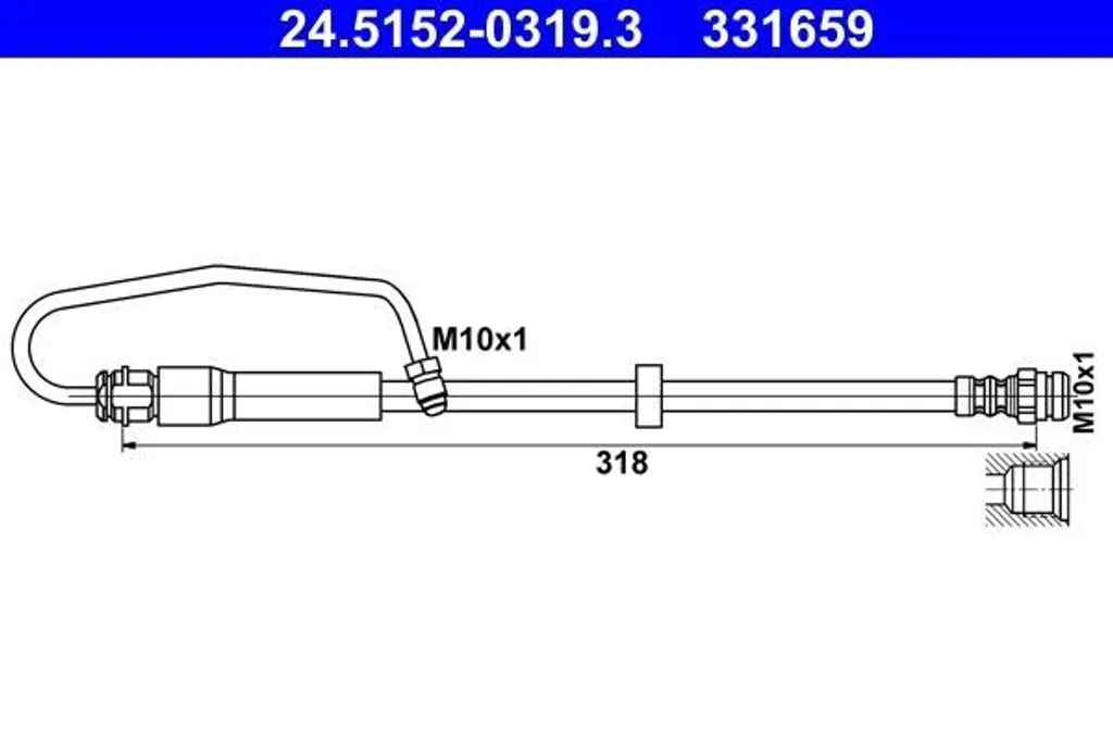 Pièce de Freinage Avant Audi A4 A5 2015-2023 Flexible de Frein