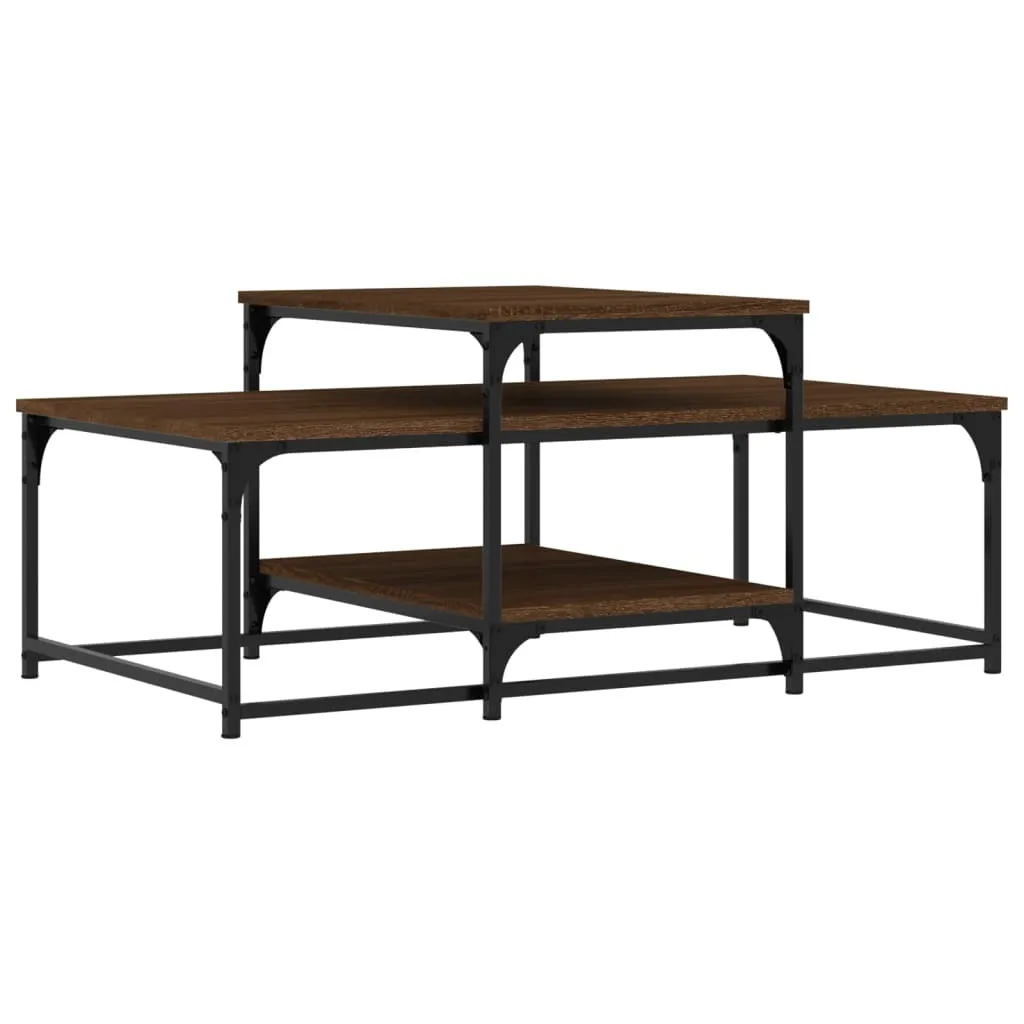 Tavolino Salotto Rovere Marrone 102x60 cm | Arredo di Qualità