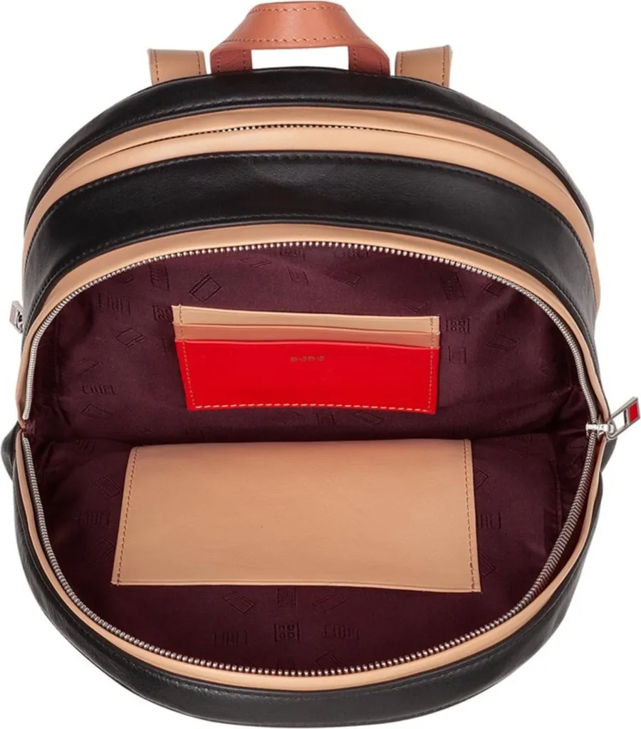 Sac à dos DuDu 534167001 avec compartiments multiples et cuir souple