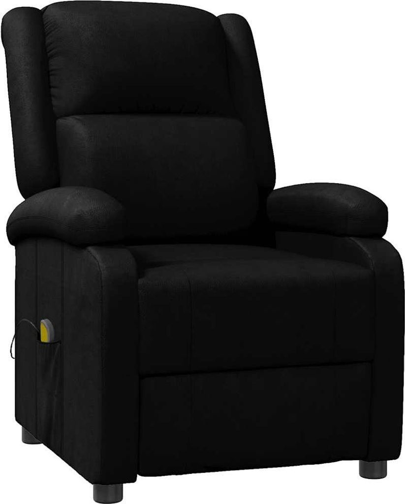Massagesessel Schwarz Kunstleder