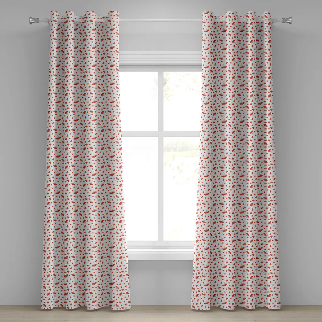 Tenda Autunnale con Bacche di Sorbo Abakuhaus - Design Artistico