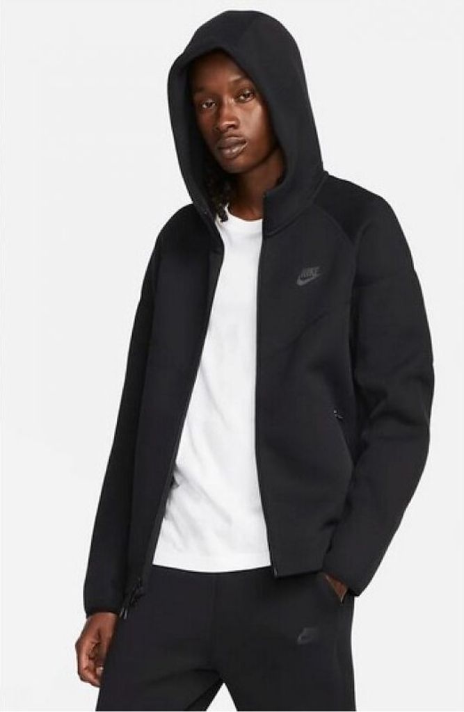 Felpa Nike Tech Fleece M FB7921-010 Pullunder Nike Größe: Produktbild 