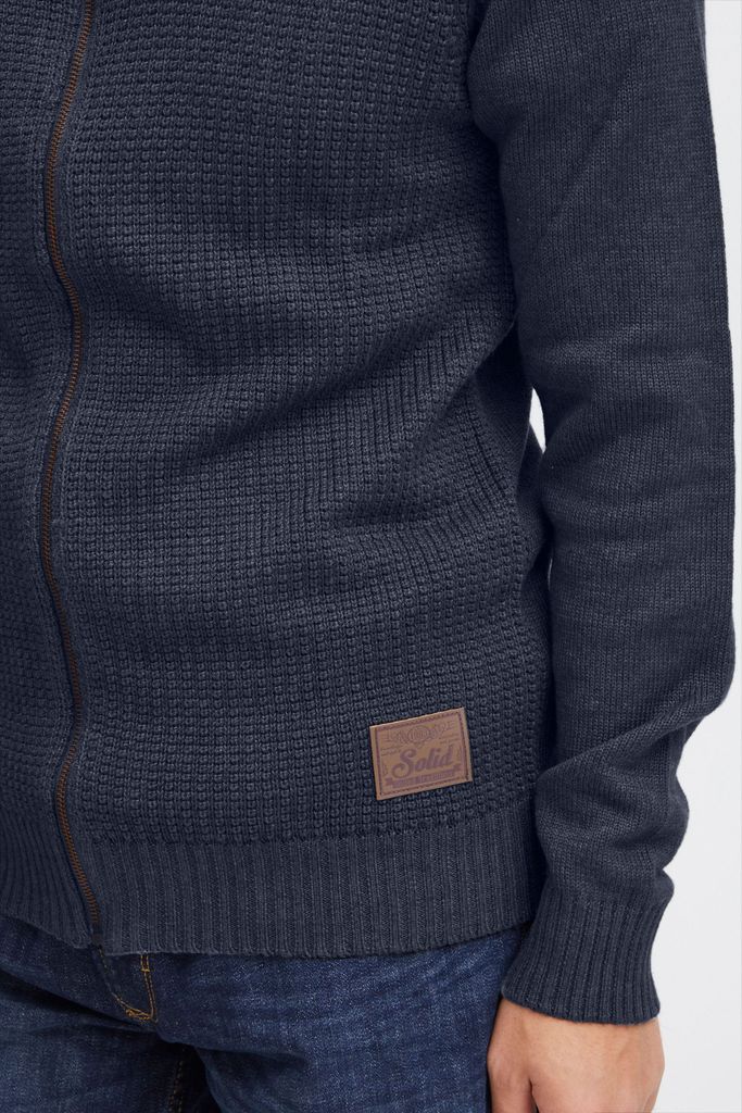 SOLID SDTristian Herren Strickjacke Cardigan Feinstrick Produktbild 5