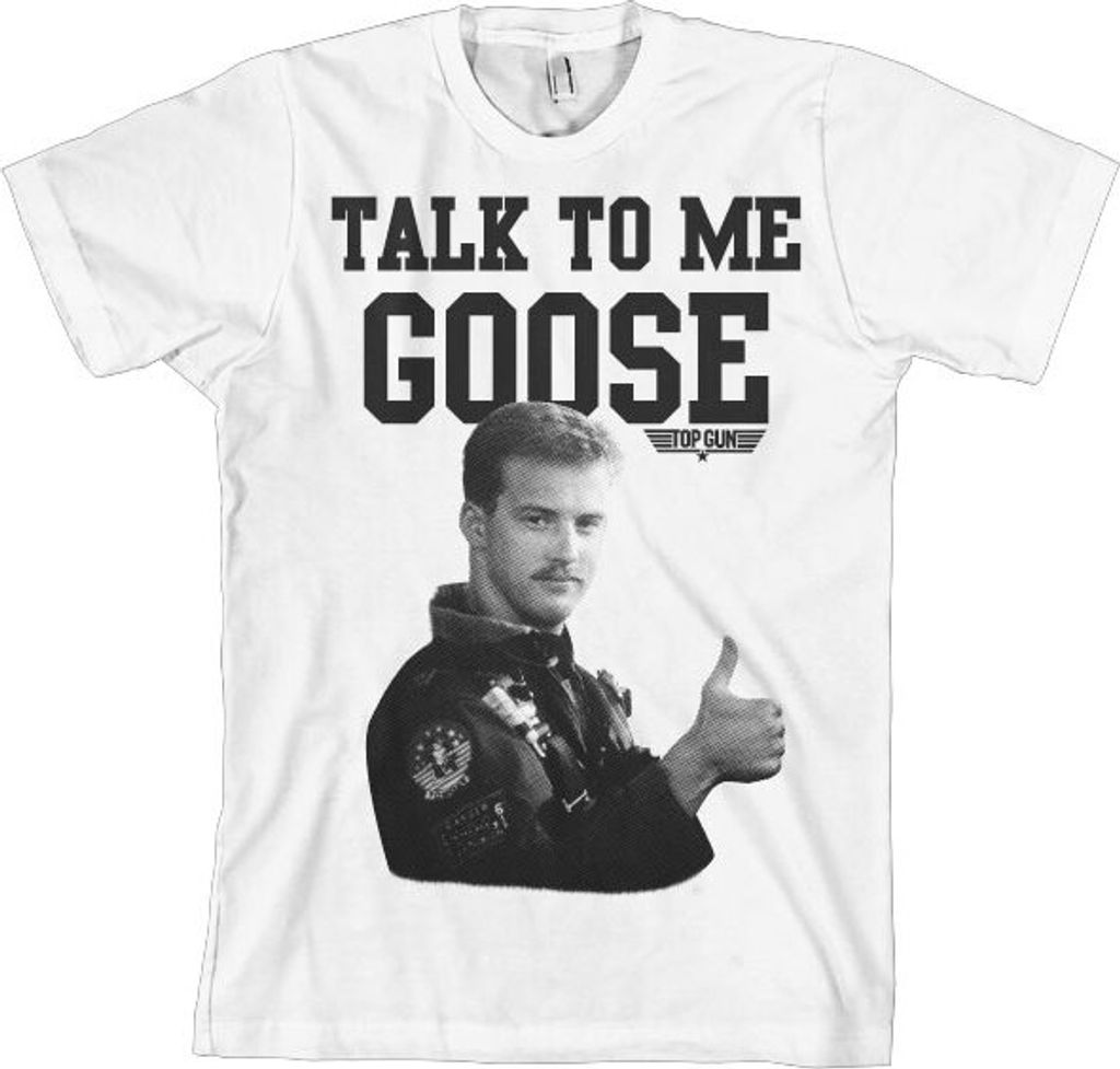 Top Gun - Talk To Me Goose T-Shirt - X-Large - White