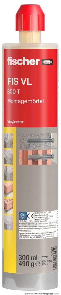 fischer Montagemörtel FIS VL 300 T Produktbild 