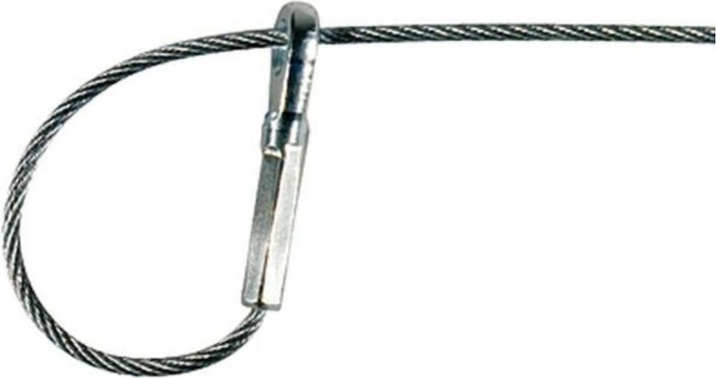 Fischer Wireclip Drahtseilset WIS Ø2/5m Set, 10 Stück, 045959
