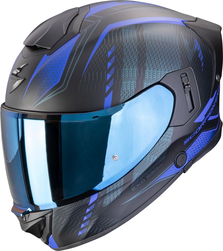 Scorpion Exo-530 Air Theras Helm, schwarz/blau, L (59/60)