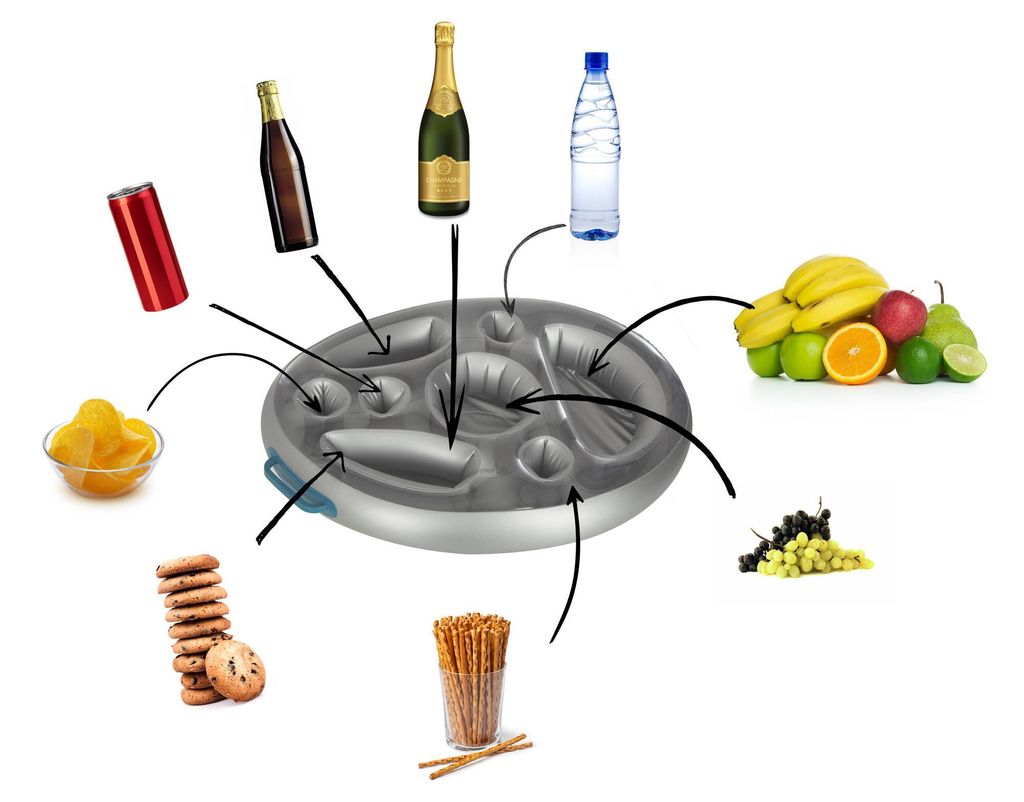 Plovoucí bar, plovoucí bar u bazénu, plovoucí bar Obrázek produktu 3