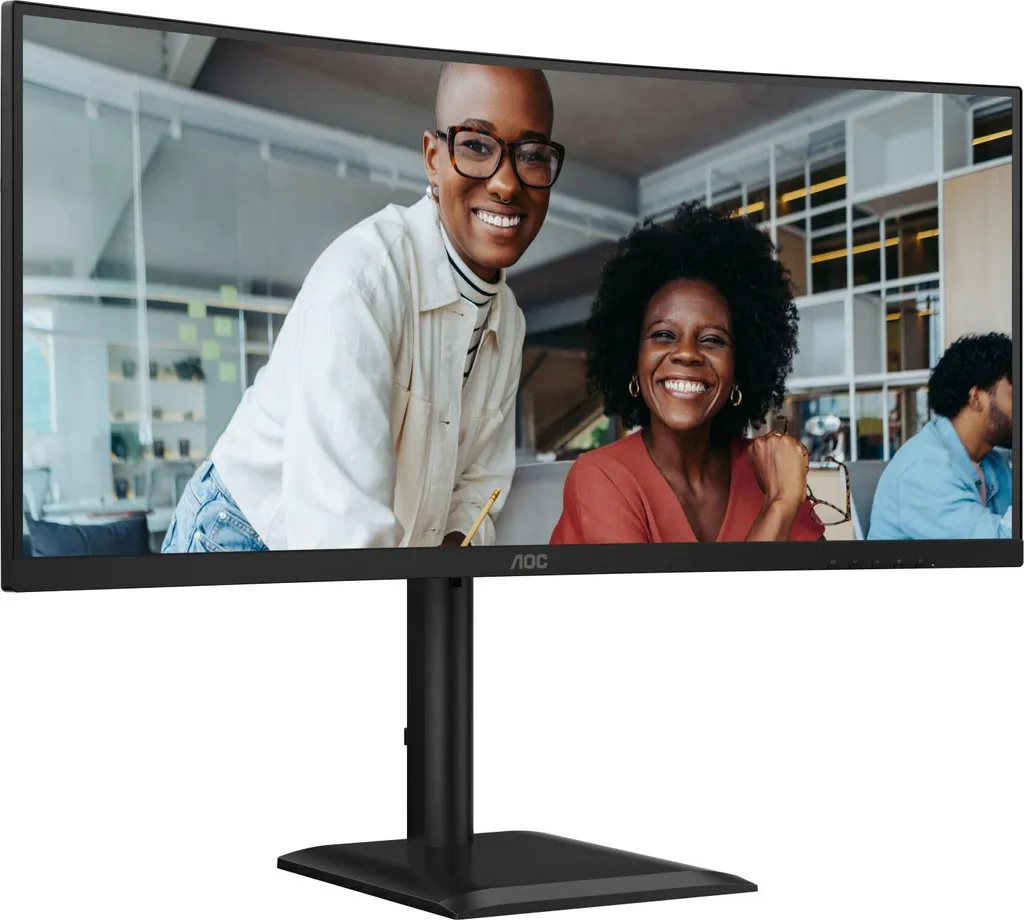 Écran de Bureau AOC 34" Panoramique pour Multitâche et Télétravail USB-C - 9