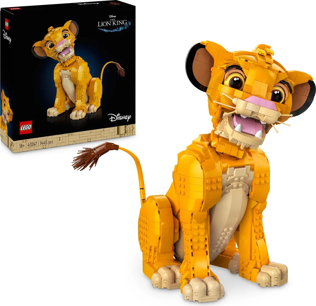 Déco Disney LEGO 43247 Simba Roi Lion le Cadeau Idéal pour Collectionneur