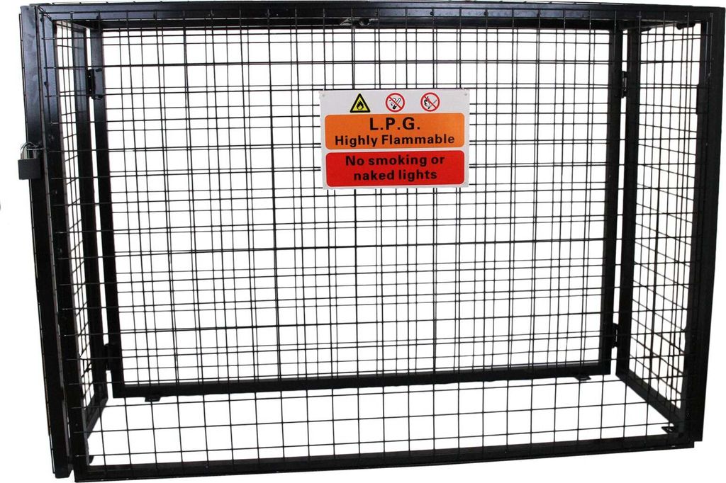 Gasflaschenlagerung Gasflaschen Depot Gasflaschen Aufbewahrung Käfig zur