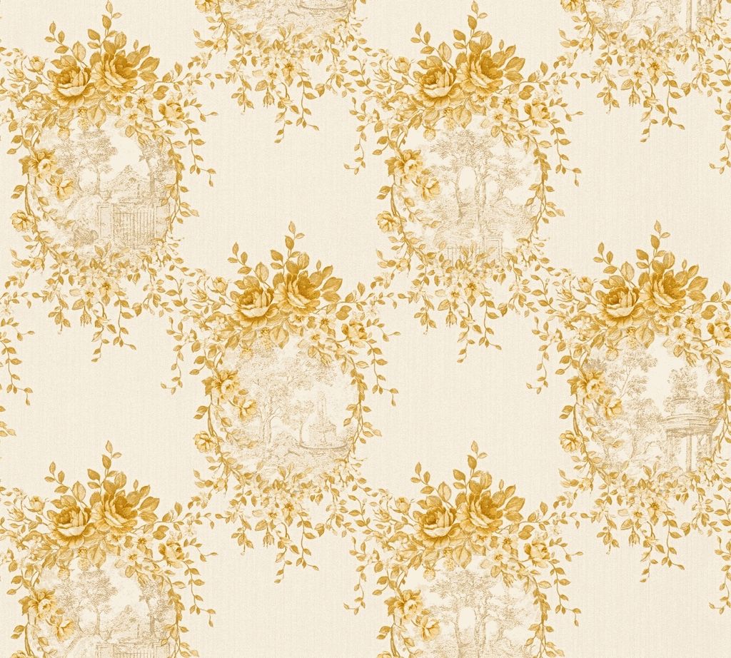 A.S. Création Vliestapete Château 5 Tapete beige metallic Produktbild 