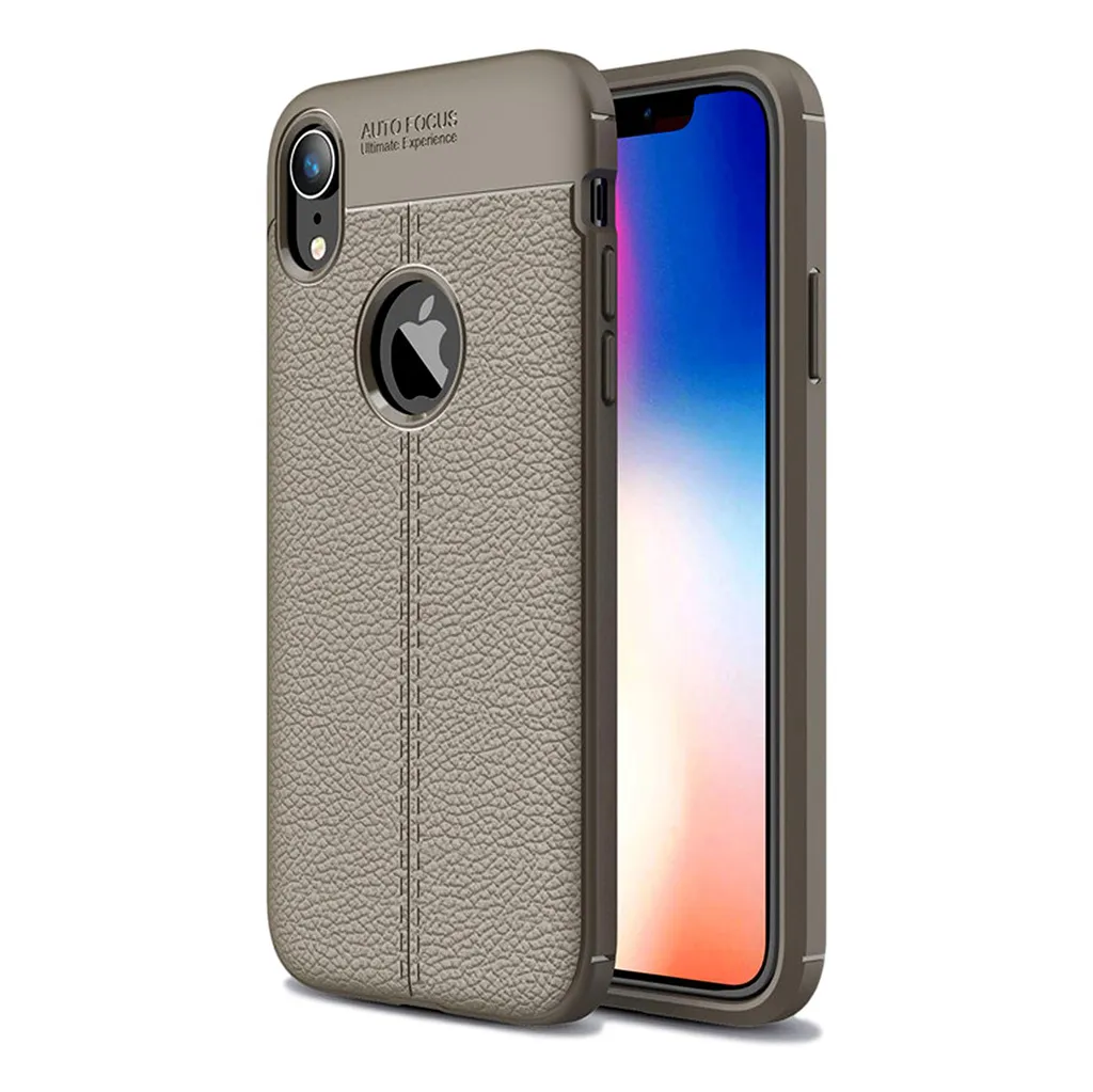 Custodia Sottile iPhone XR Grigio - Cover TPU Protettiva Antiurto