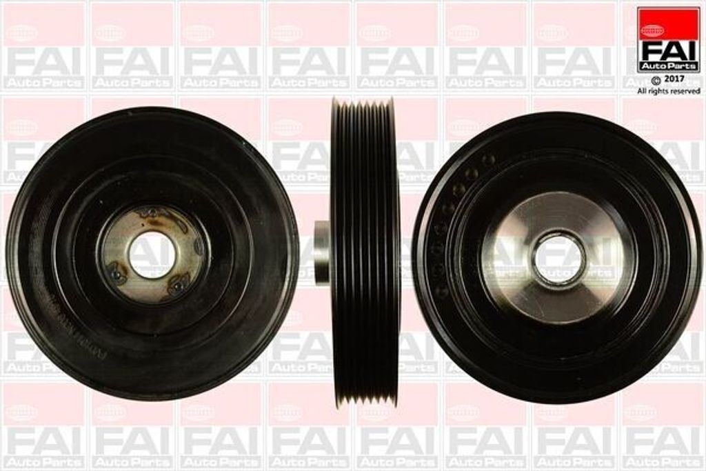 FAI AutoParts FVD1014 Riemenscheibe Kurbelwelle für RENAULT MEGANE III Grandtour (KZ0/1) 152mm 6-Rippen