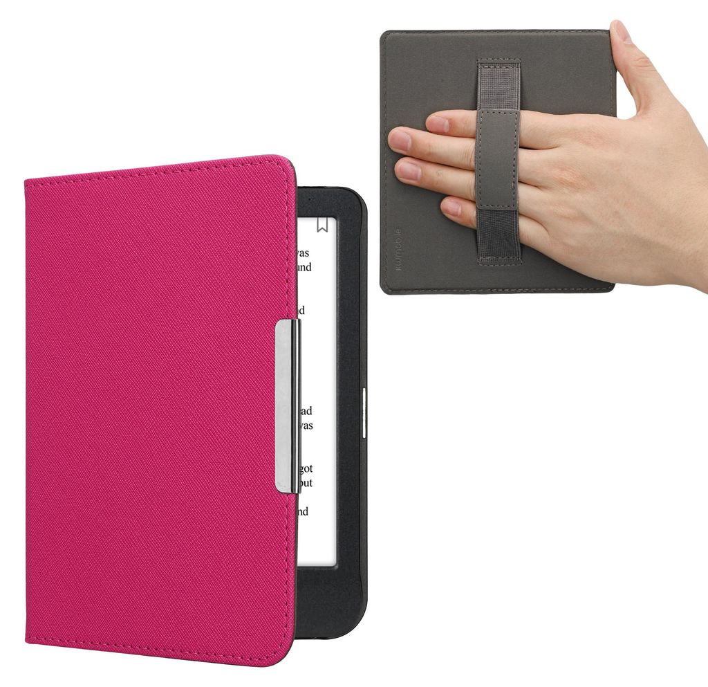 kwmobile Klapphülle kompatibel mit Kobo Clara BW / Clara Colour / Tolino Shine (5) / Shine Color Hülle - Schutzhülle für den eReader aus Kunstl...