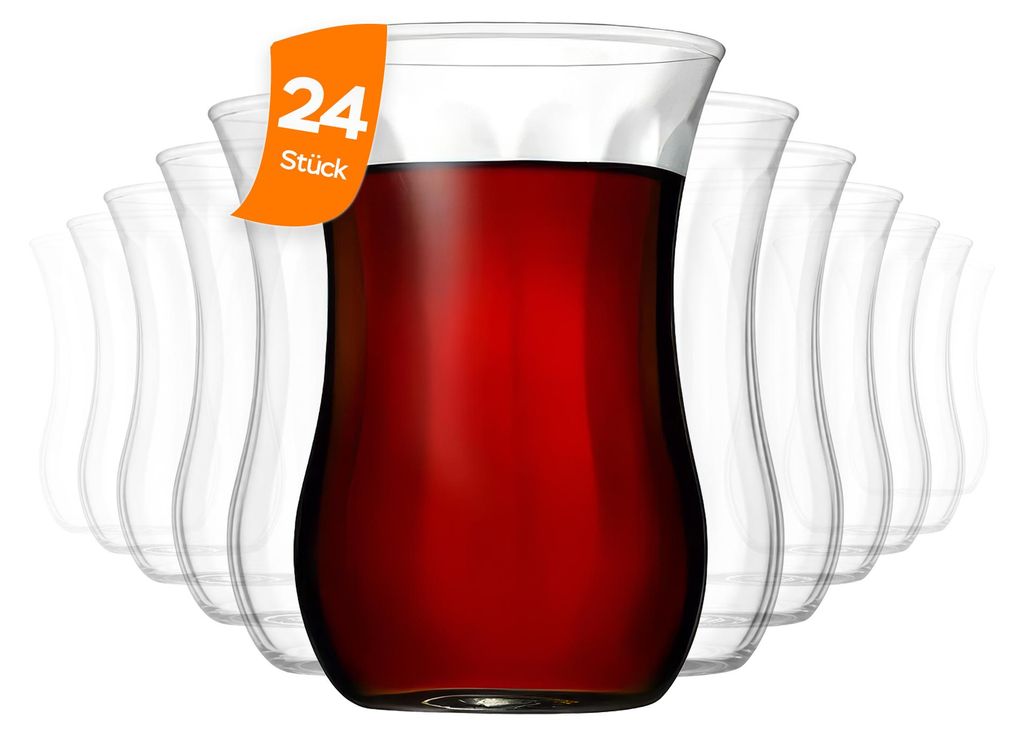 Pasabahce Üsküdar Teeglas - 120 ml, 24er Set Produktbild 