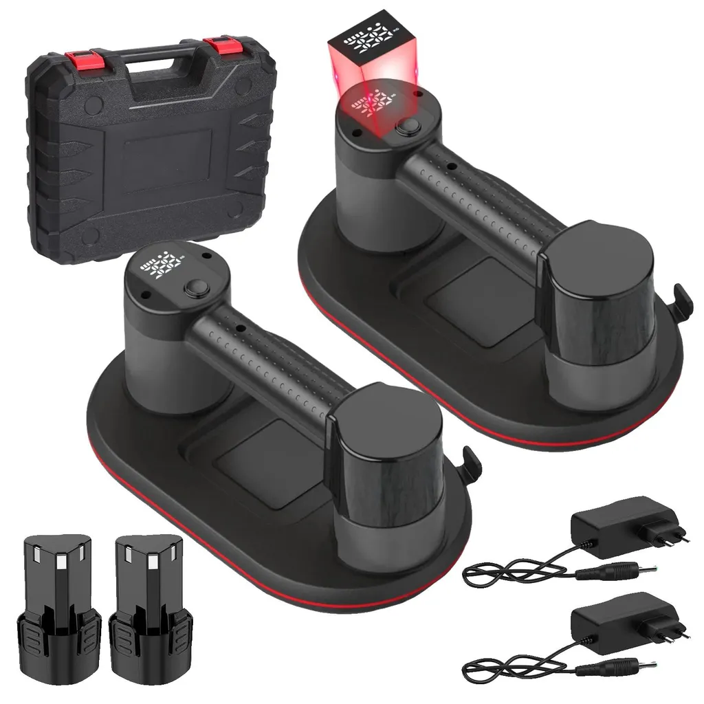 Ventouse électrique anti-chute 300kg avec suivi de pression 2PC A EU