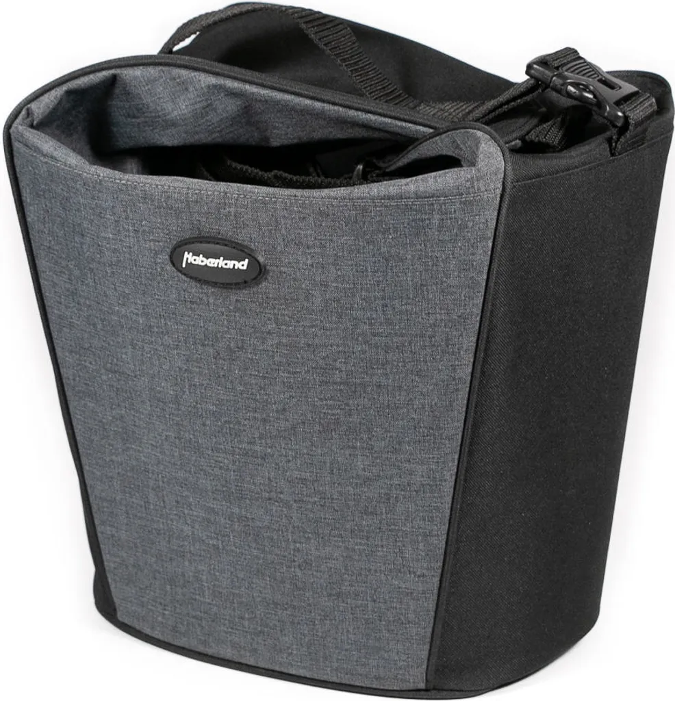 Sac de guidon Haberland Britta gris noir 18L - Dimensions 32x26x28cm