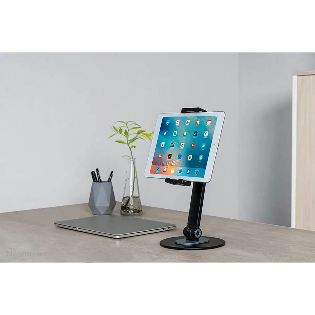 Support de Table pour Tablette Tactile et Smartphone Noir Neomounts TPZ - 9