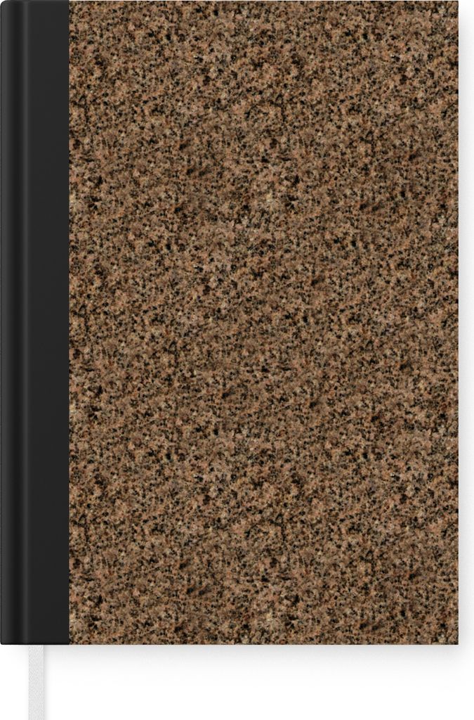 MuchoWow Notizbuch Tagebuch Haushaltsbuch Notebook A5 Granit - Stein - Design - Notizblock - Notizheft - Notebook - Schreibblock - Papier