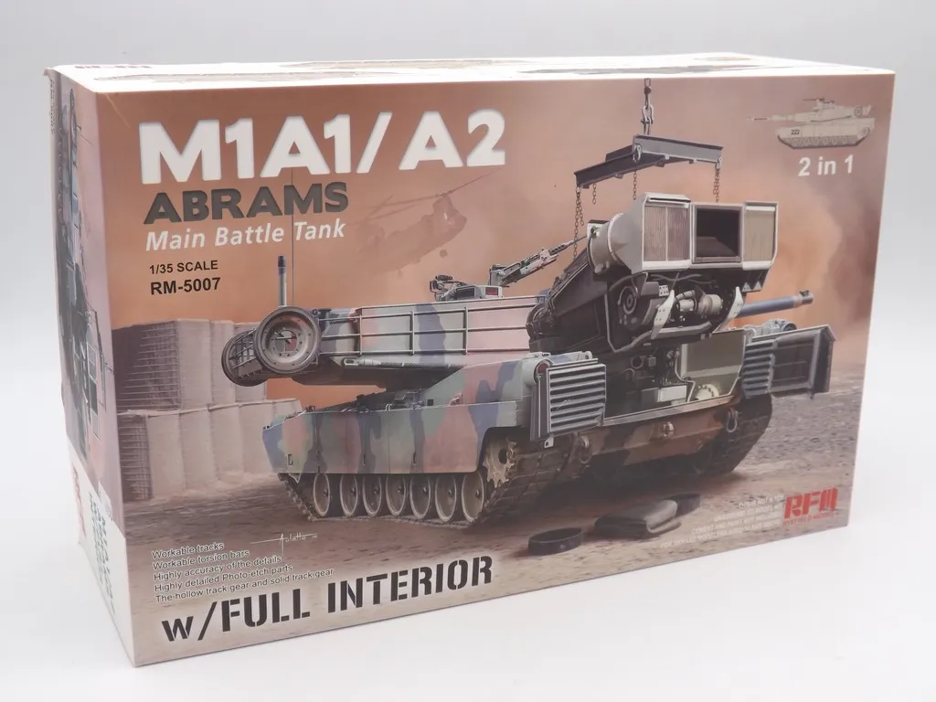 Maquette Abrams M1A1/A2 1/35 intérieur total : fini les modèles vides !