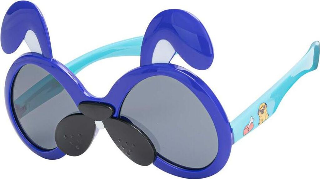 Jungen Mädchen Kinder Sonnen Brille Motiv Welpen Brille 30459 Blau-Grün