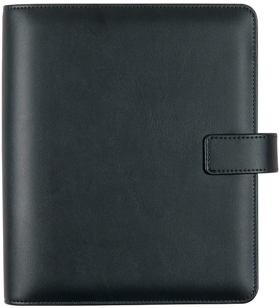 Planificateur annuel A5 Rido noir idéal pour réunions et déplacements