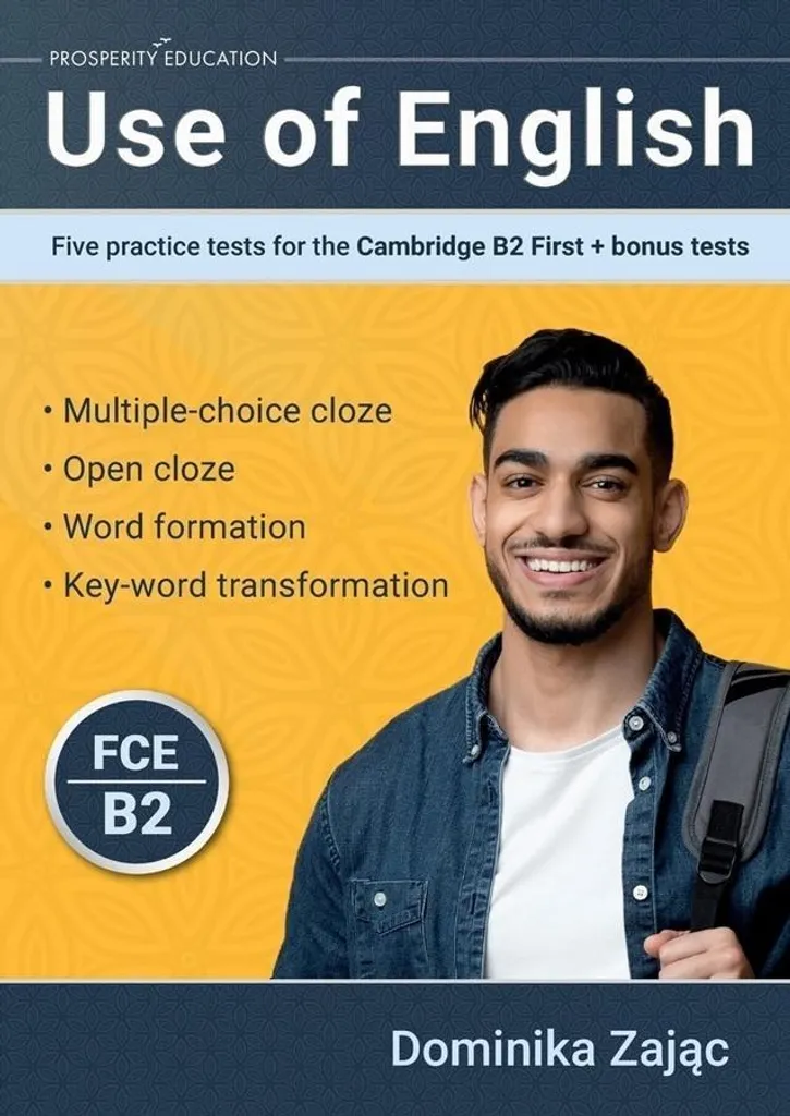 Pack de 5 tests Use of English B2 pour s'entraîner au Cambridge First