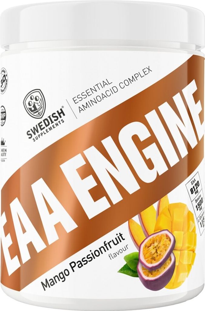 SWEDISH Supplements | EAA Engine / Essential Aminoacid Complex Mango and Passion Fruit