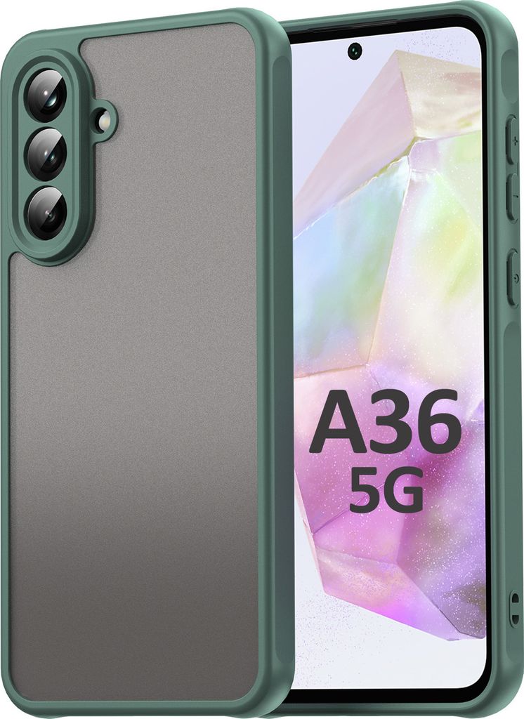 Handyhülle für Samsung Galaxy A36 Matt Stoßfest Schutzhülle Produktbild 