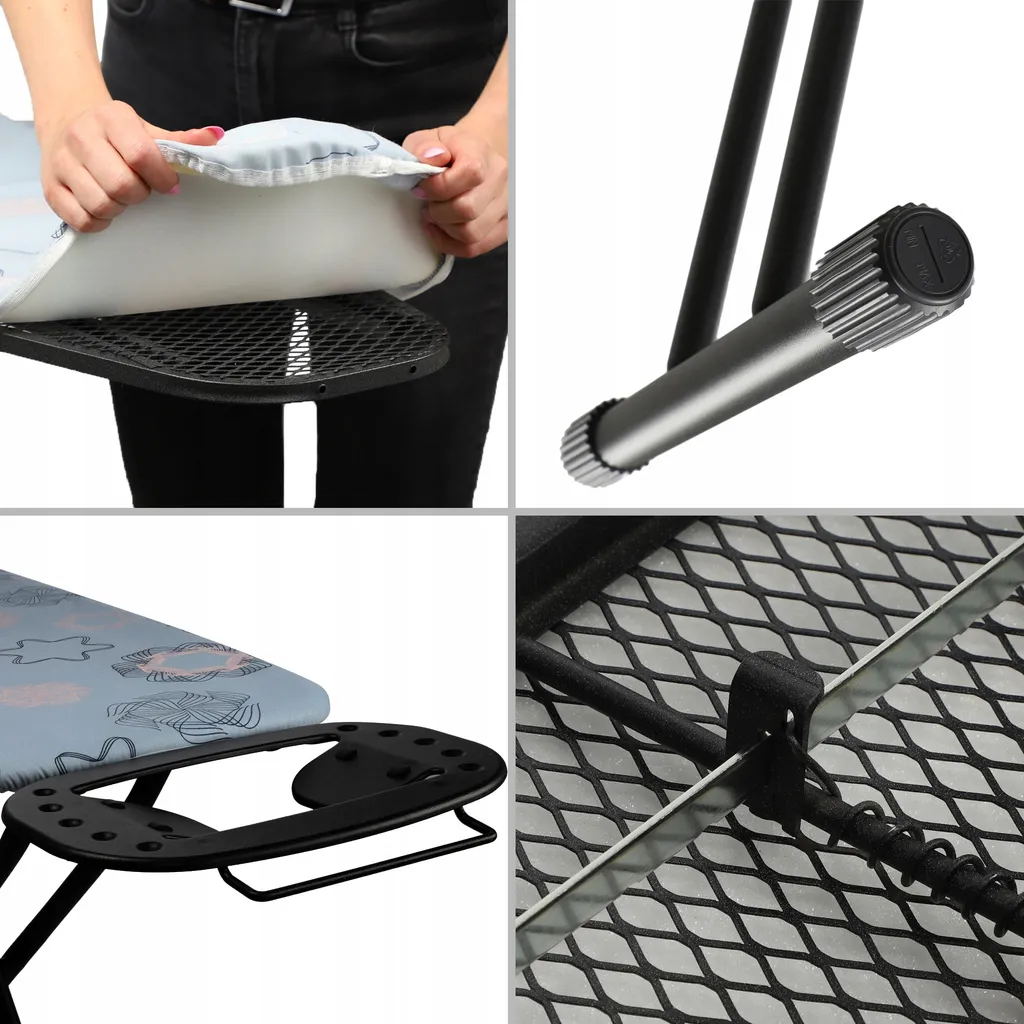 Planche à repasser pour centrale vapeur 160 cm, Table Esio réglable