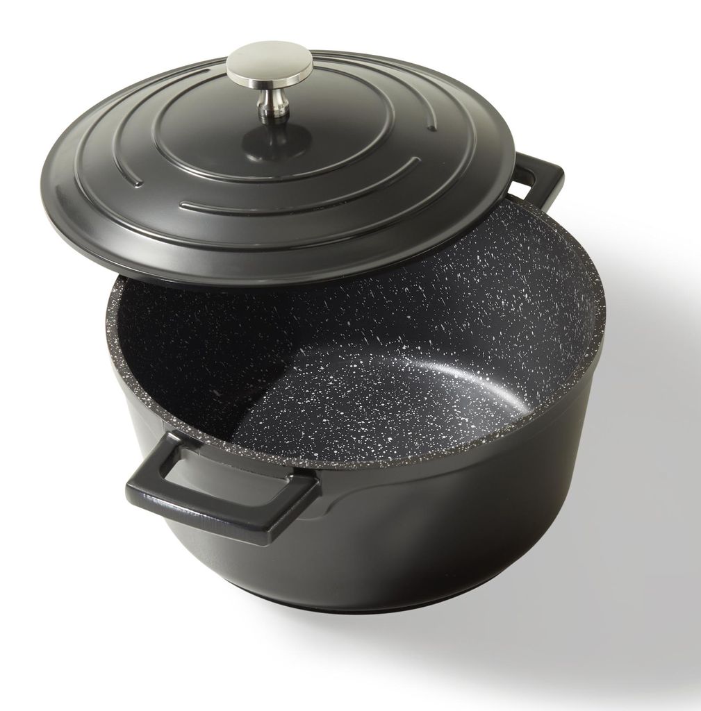 Stoneline Cooking POT Black Kochtopf inkl. Deckel, Produktbild 