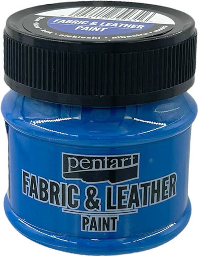 PENTART - Farbe für Textil und Leder - blau 50 ml