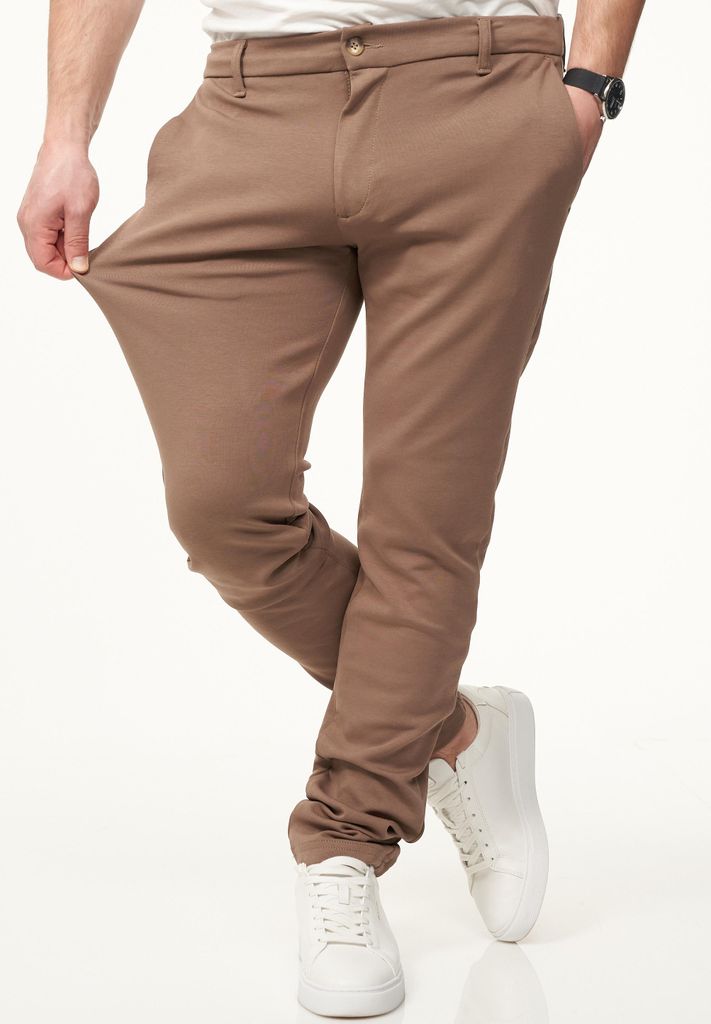 DAILY Baumwolle Herren Chinohose als Performance Pants mit Super Stretch in Slim-Fit Ultra Bequeme & Flexible Herren Stoffhose mit 6% Elasthan