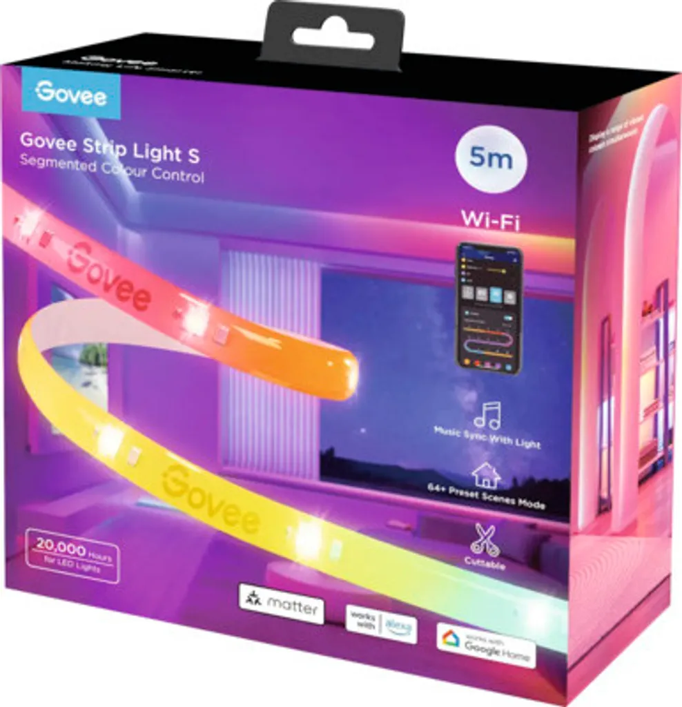 Fini la Domotique Complexe : Ruban LED Govee 5m Matter Ready Simple à Installer - 9