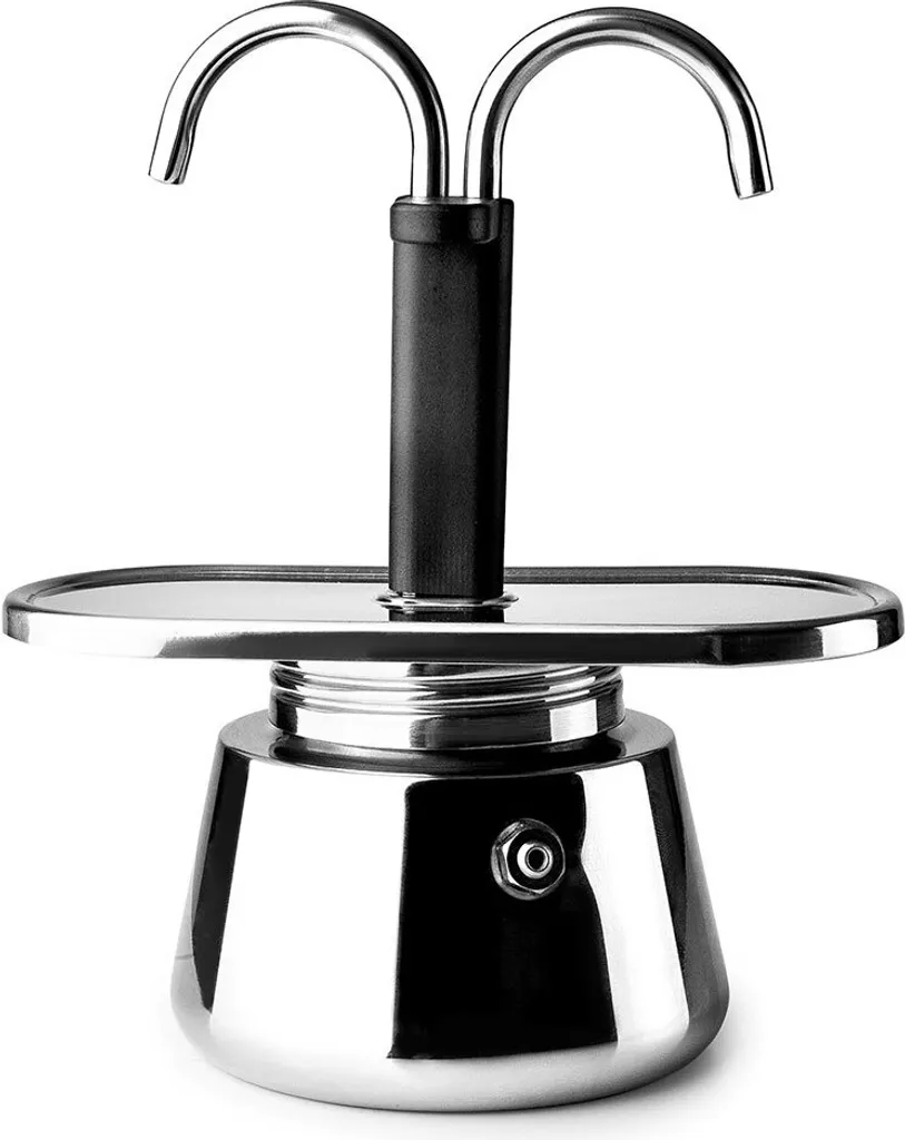 Cafetière Ibili Petite machine à espresso 2 tasses Argent One Size