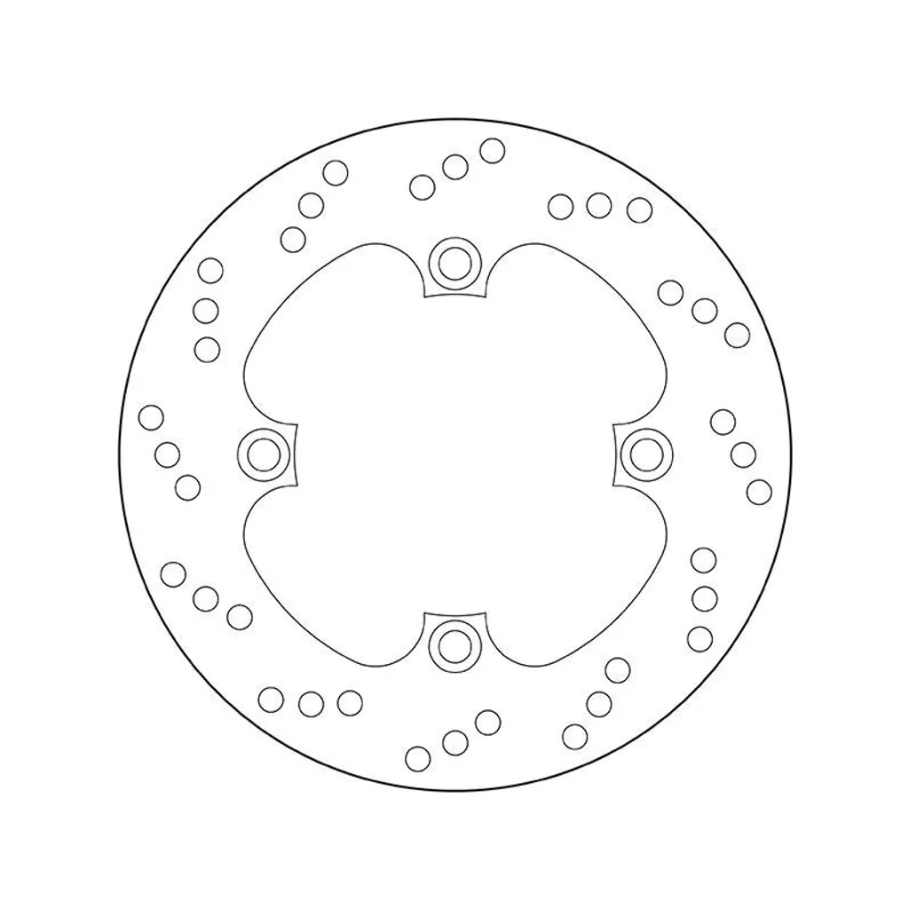 Brembo 68B40749 Disque de Frein Argenté Série Oro Haute Performance