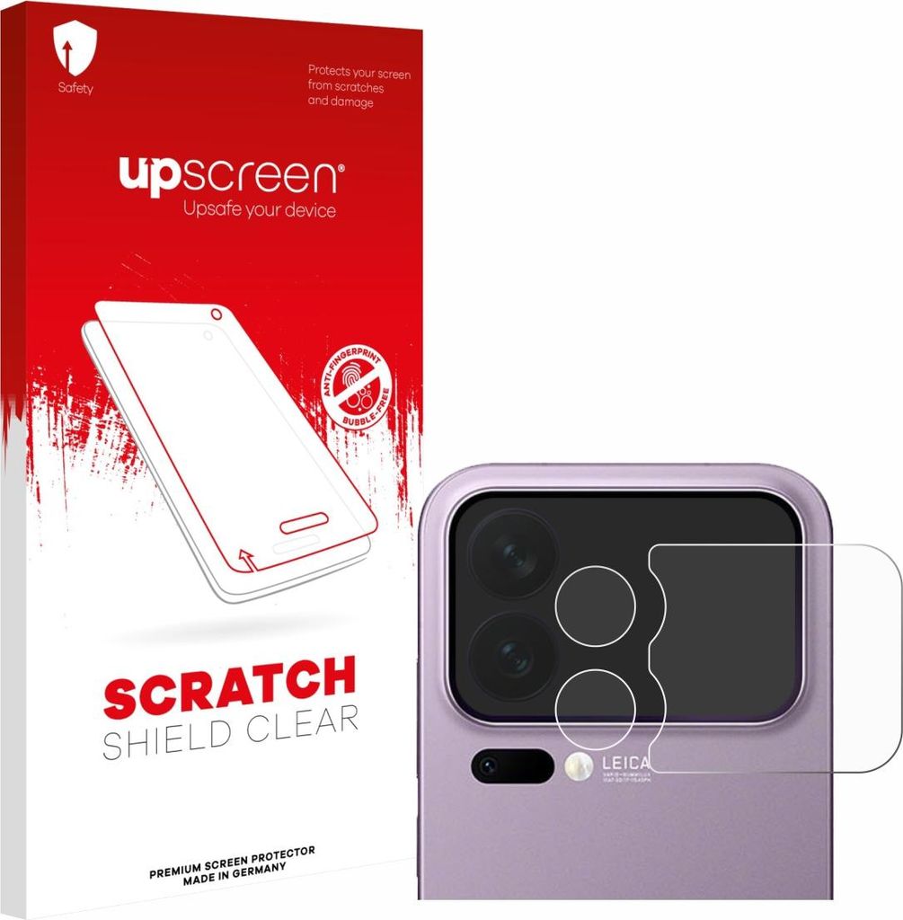 upscreen Schutzfolie für Xiaomi 17 Pro Max (NUR Kameraschutz) Displayschutz Displayschutzfolie Folie Klar Transparent
