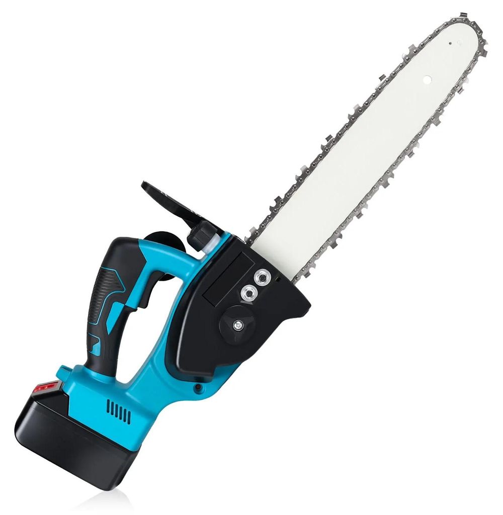 Bürstenlose Akku-Kettensäge - 30 cm Motorsäge - Kabellos, 21V Akkusystem, Tragbar, Für Holzschnitt und Gartenarbeiten