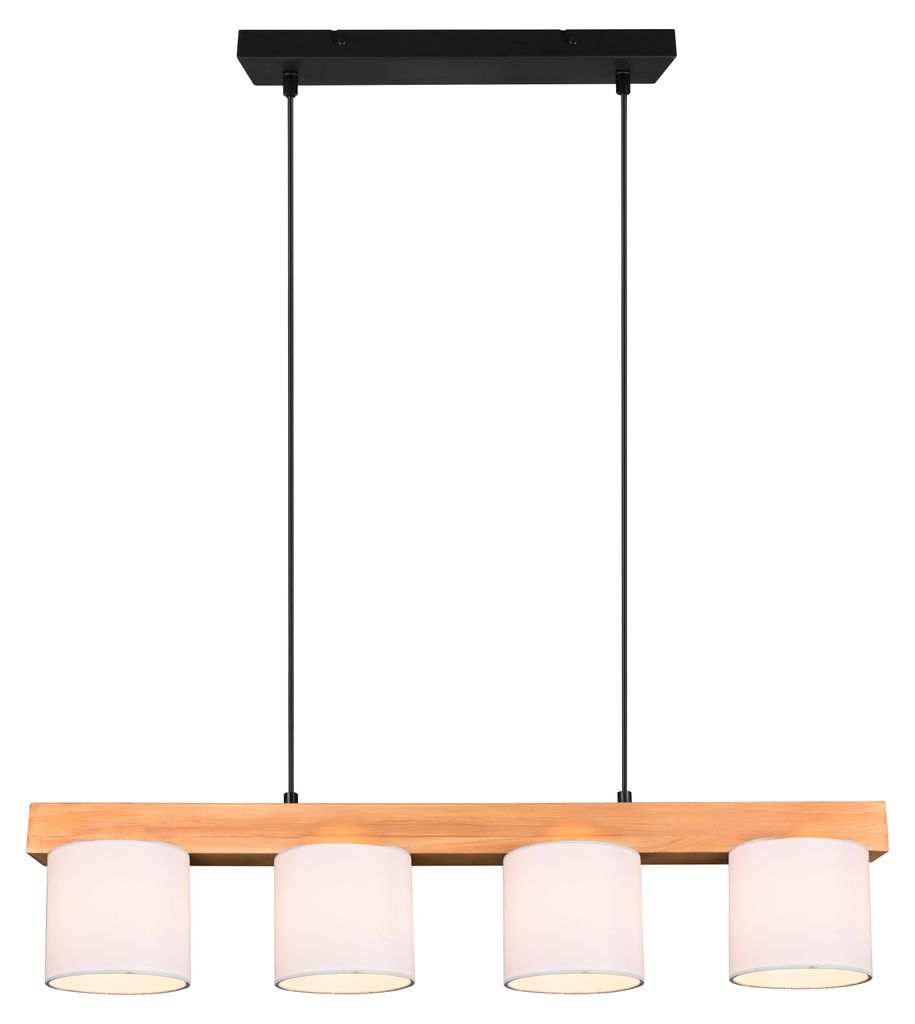 Lámpara colgante Cameron, marca Reality, color blanco, Imagen del producto 