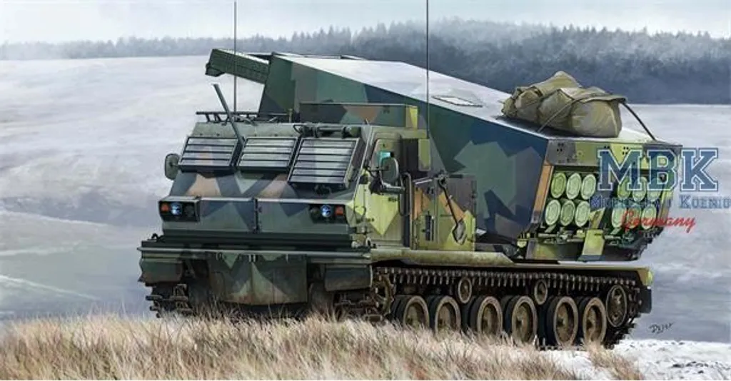Trumpeter 01048 M270/A1 Multiple Launch Rocket System Kit Maquette 1:35