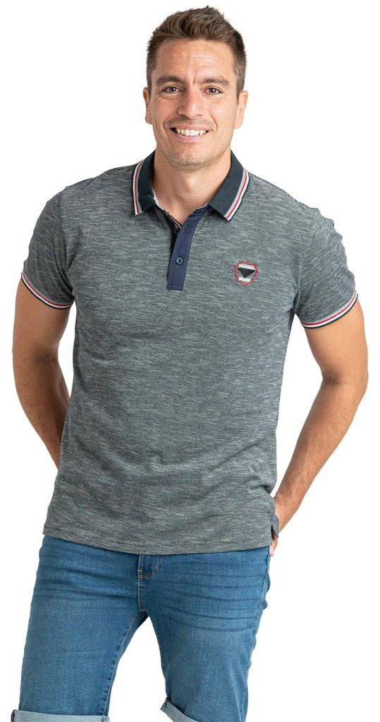 Privata Herren-Polohemd aus Baumwolle mit Kontrastkragen PRI2637